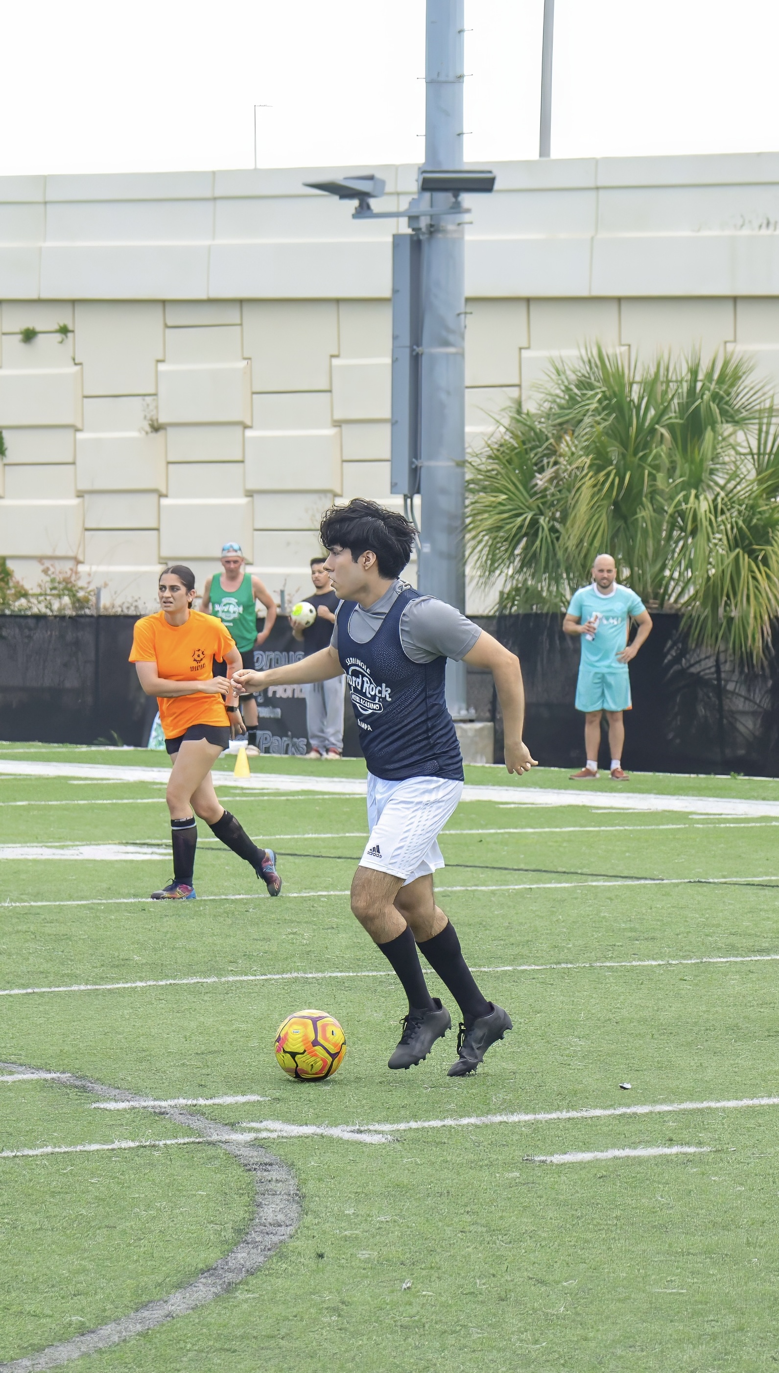 Diego Sanchez playing soccer
